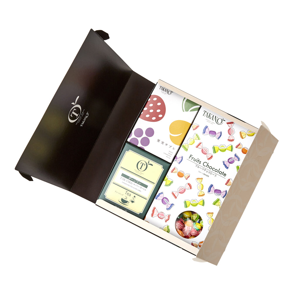 新宿高野 フルーツチョコレート&紅茶セットEB
