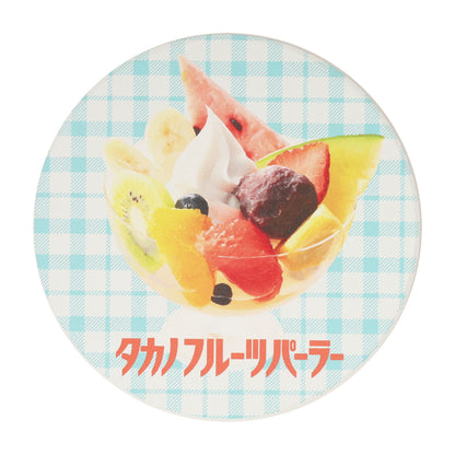 吸水コースター クリームあんみつ TAKANO×LOFT ロフトフルーツパーラー